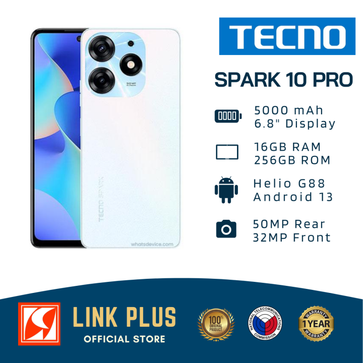 Tecno Spark 10 Pro 8GB RAM + 8 GB Extended RAM / 256GB ROM (Original ...