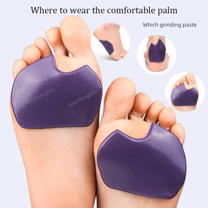 silicone-gel-forefoot-pads-for-women-shoes-non-slip-inserts-self-adhesive-insoles-sandals-anti-slip-pain-relief-dancer-foot-pad-shoes-accessories