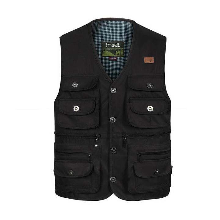 hnf531-autumn-and-winter-multi-pocket-mens-cotton-vest-middle-aged-fishing-vest