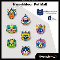 HamshMoc ที่กำหนดเอง Cat ID Tags ส่วนบุคคลอุปกรณ์เสริมจี้แมวชื่อหมวดหมู่พวงกุญแจเครื่องประดับสัตว์เลี้ยง8สายพันธุ์แมวรูปแบบ