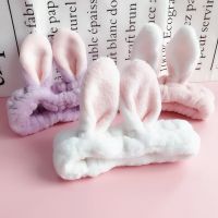 Tapak Kelinci Telinga Elastis Rambut Band Ikat Kepala untuk Wanita Wanita Mencuci Wajah Makeup Headband Fashion Kawaii Aksesoris