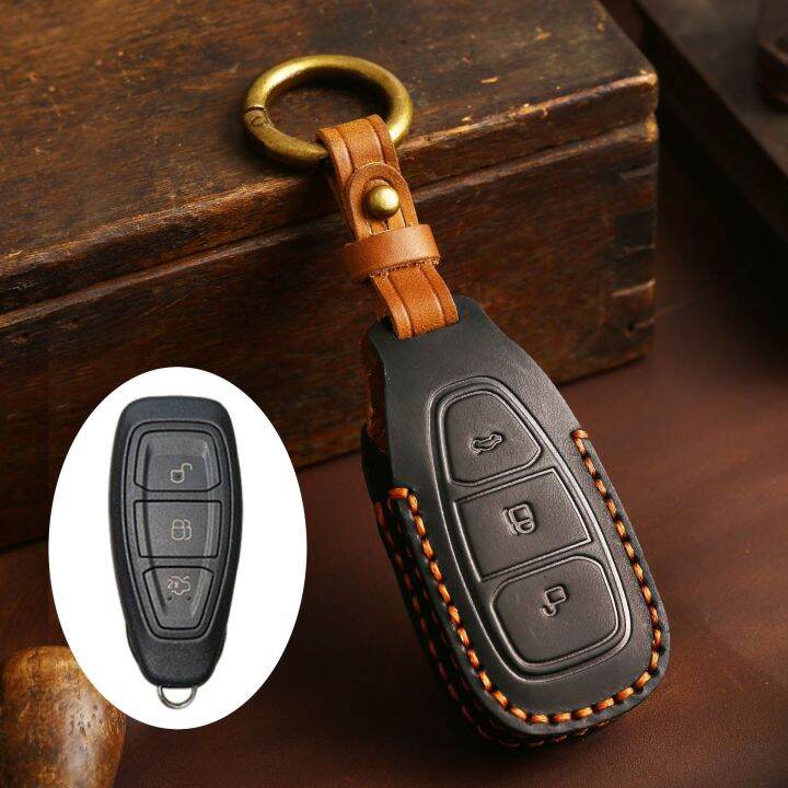 3-buttons-car-key-case-cover-fob-holder-for-ford-mondeo-fiesta-kuga-edge-ranger-st-line-mk2-mk3-focus-ecosport-leather-shell