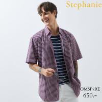 Stephanie เสื้อเชิ้ตแขนยาว เสื้อเชิ้ตชาย เสื้อแฟชั่น เสื้อแฟชั่นชาย (OMSP7RE)