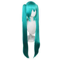 [JP TOY] VOCALOID คอสเพลย์วิกผมยาวสีเขียว ชมพูพร้อมคลิปหนีบ2อันวิกผมสังเคราะห์สำหรับผู้เริ่มต้นอนาคตผมฮาโลวีน