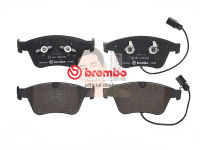 P05 003B ผ้าเบรก-F-แท้ BREMBO รุ่น Black : BENTLEY Continental คอนติเนนตัล 6.0 05-&amp;gt; การันตีคุณภาพมาตรฐานโดย " เครอป อะไหล่ยนต์"