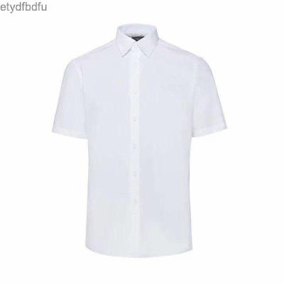 Etydfbdfu ฤดูร้อนชายเสื้อแขนสั้น Slim เกาหลีรุ่น All-Match เยาวชนธุรกิจสบายๆเหล็กฟรี Anti-Wrinkle นิ้วเสื้ออินเทรนด์เสื้อ