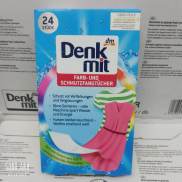 Denkmit- Hộp 24 tờ giấy chống phai và hút màu loang trên quần áo