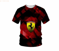 F1 Scuderia Ferrari2023 Signature (สต็อกเพียงพอ) 3D T-Shirt 31คุณภาพสูง size:S-5XL