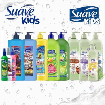 💥ของแท้💯 สุดคุ้ม👍🏻 Suave Kids 3 in 1 / 2 in 1 แชมพูผสมคอนดิชั่นเนอร์และครีมอาบน้ำ