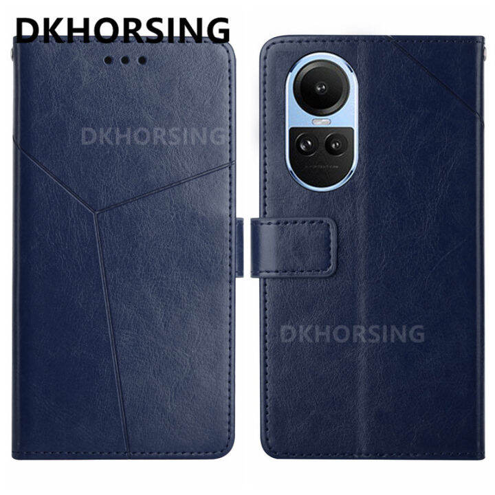 dkhorsing-เคสใหม่2023สำหรับ-oppo-reno-10-10-pro-10-pro-เคสโทรศัพท์หนัง-pu-กระเป๋าเงินแบบกลับด้านได้10-oppo-reno-ที่จับขาตั้ง5g-แฟชั่นฝาหลัง-reno-10pro-plus