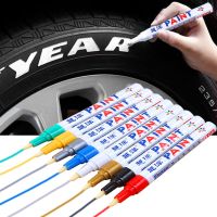 1 Pc Car Paint Pen Waterproof Car Wheel Tire Oily Painting Mark Pen Permanent Paint Marker For Rubber Tyre Tread CD Metal