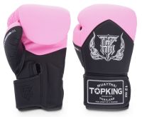 นวมมวยไทย Top King Thai Boxing Gloves Pink / Black "Blend 01"