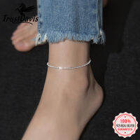 Trustdavis Minimalist 100 925เงินสเตอร์ลิงแฟชั่น Babysbreath Chain Anklets สำหรับผู้หญิงงานแต่งงานเงิน925เครื่องประดับของขวัญ DA985