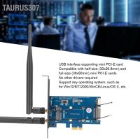 Taurus307 อะแดปเตอร์ไร้สาย Dual Band พร้อมช่องใส่ซิมการ์ด Mini Pci-E เป็นเครือข่าย 1X