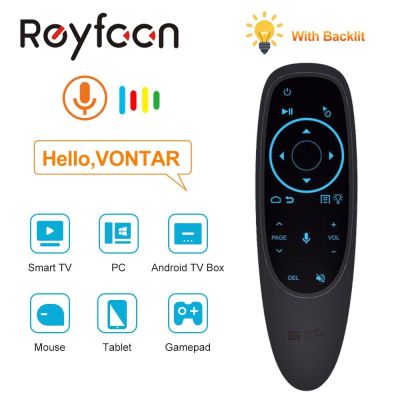 G10S Pro Voice Control Air Mouse with Gyro Sensing Mini Wireless Smart Remote Backlit For Android tv box PC PK G10 G20 G20S G50S
