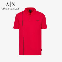 AX Armani Exchange เสื้อโปโลผู้ชาย รุ่น AX3RZFBBZJCDZ14AQ - สีแดง