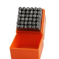 36Pcs Stamping Tools 3Mm Hardened Metal Number Stamps Lightweight Alphabet Hard Punch Set Shop Belt Wristband Crafts