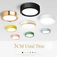 LED Downlight Modern Colorful Ceiling Lamp Surface Mounted Spot Led 3W 5W 7W 10W Ultra Thin Bedroom Living Room Lighting 220V  by Hs2023