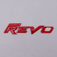 Logo โลโก้ HILUX REVO โตโยต้า โลโก้ท้าย อักษรติดรถ แต่งรถ สีแดง+ขาว