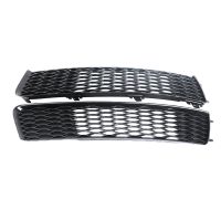 2Pcs Trim Vent Fog Light Grille Racing Grills for Audi Q7 S LINE 2009-2015 4L0807697B