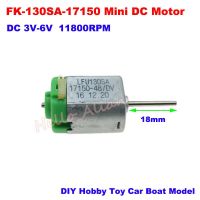 【✔In stock】 c4kya7 Fk-130sa-17150เพลายาว Dc 3V 5V 6V 11800Rpm Motor Listrik สูง18Mm เพลายาวมอเตอร์แรงบิดขนาดใหญ่เรือจำลองโมเดลรถยนต์ Diy