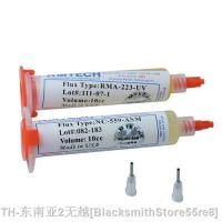 hk△  1SET  10cc RMA-218 NC-559-ASM or RMA-223-UV Flux Paste Lead-free Solder   Needles