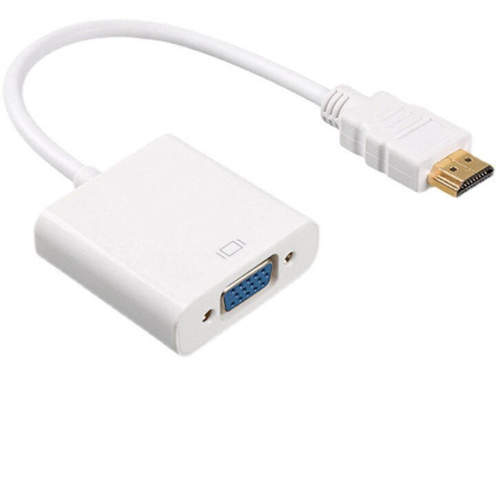 HDMI to VGA Adapter for PS4 AV PC Laptop Tablet 1080P Lazada PH