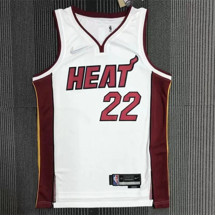 2021-22 New Original Men's NBA Miami Heat #22 Jimmy Butler 75th ...