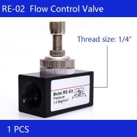 QDLJ-Re-02 1/4" Throttle Valve Pneumatic Speed Regulating Valve Flow Control Valve