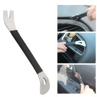 Stainless Steel Trim Removal Tool Car Trim Puller Pry Bar Dual Ends Pry Tools for Door Panel Audio Terminal Fastener Remover