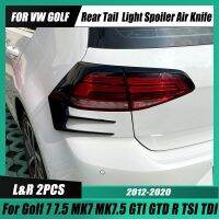 ตัวแยก Bemper Belakang กระจาย Bemper Belakang สำหรับ VW Golf 7 7.5 MK7 MK7.5โคมไฟตัดหมอก TSI TDI GTD GTE R 2012-2020