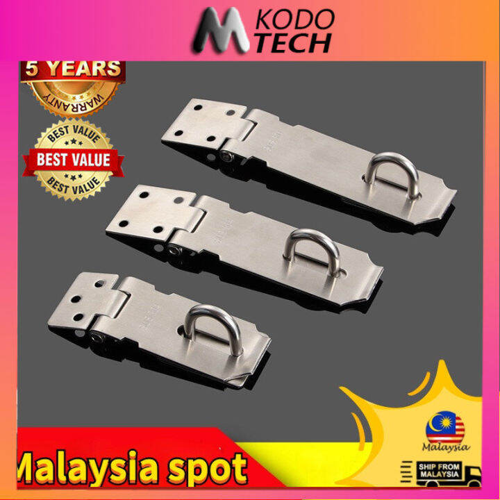 【𝟮𝟰𝗛 𝗦𝗛𝗜𝗣】304 door lock buckle Stainless Steel Hasp Staple for Safety ...