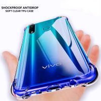 {Taoyitao Case} เคสสำหรับ Vivo Y12A Y91c Y11 Y50 Y12 Y12s Y15 Y17 Y19 Y20 Y20s กรัม Y1s Y53 Y71 Y81ฝา TPU ใสนุ่ม Y85