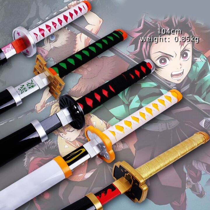 【Ready Stock】Demon Slayer Sword CosPlay Sword 104cm Tanjiro Zenitsu ...