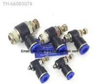 ✥✉✖ 5 pcs / lot 8 mm Thread 3 / 8 Pneumatic throttle SL Settings Series Quick Connector Exhaust Valve SL8-03