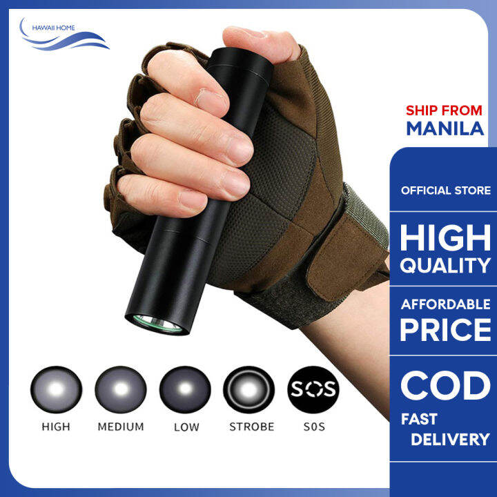 Hawaii Home Led Flashlight, Rechargeable Portable Flashlight (Random