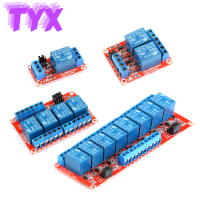 1PCS 1/2/4/8 ช่อง 5V12V24V รีเลย์โมดูลโล่พร้อม OPTOCOUPLER สนับสนุน/ต่ำระดับ Trigger Arduino Development BOARD-Jiieu