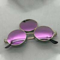 【LZ】❀△  2023 New Third Eye Round Sunglasses Women/Men Reflective Mirrored Black Holiday Sun Glasses Three Lenses Eyewear Shades UV400