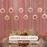 2023 Christmas Decortion String Light USB Plug Festoon Holiday Garland Curtain Lamp New Year S Eve Decorations Fairy Lights