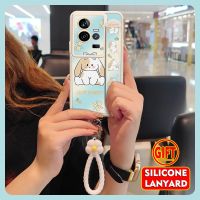 lovely texture Phone Case For VIVO IQOO11 luxurious Wrist strap interest phone case personality Flower bracelet cartoon