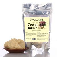 【LZ】✁  Dimollaure-Manteiga de Cacau não refinada para Cuidados Corporais Cru Óleo Base Hidratante Anti-Rugas Reparador de Pele Friming 100g