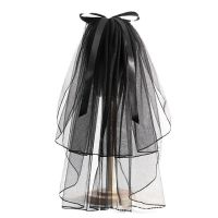 New Arrival White Ivory Black Short Wedding veil Bride wedding accessories Velos de novia mariage Veu de noiva Hair Accessories