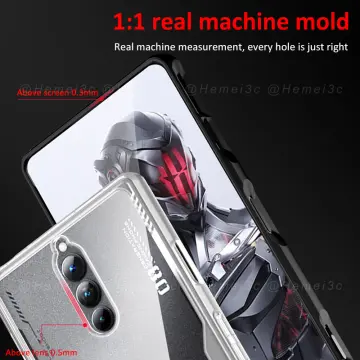 Case for ZTE Nubia Red Magic 8 Pro / 8 Pro+ / 8S Pro / 8S Pro+ Case, Soft  TPU Bumper + Acrylic Back Military Grade Airbags Shookproof Drop