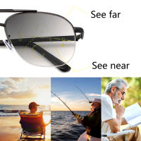 Men Women Multifocal Sun Reading Glasses Progressive Gradient Tinted Presbyopic Glasses +1.0 1.5 2.5 Anti Blue Ray Uv Driving