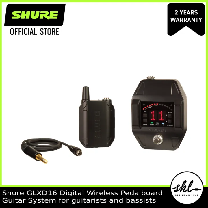 連休限定‼️ギターワイヤレスSHURE GLXD16中古＋オマケ付き‼️