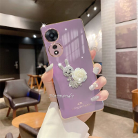 เคสโทรศัพท์ OPPO A38 4G/OPPOA38ใหม่2023,เคสแฟชั่นแบบมีดอกไม้เจาะได้เคสมือถือซิลิโคนนิ่มป้องกันการกระแทกสำหรับ OppoA38 4G