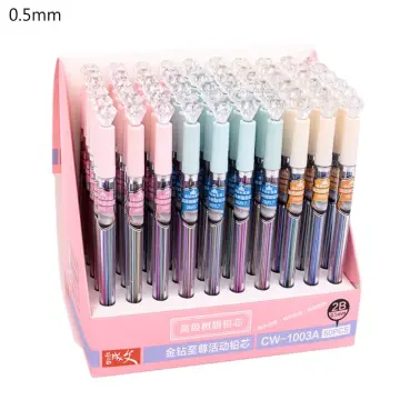 12pcs Mechanical Pencil Starter Set Automatic Pencils Refill Leads for  Writing Drawing Drafting(Random Color 2B 0.5) 