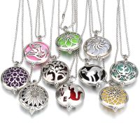 New Aromatherapy Jewelry Diffuser Necklace Pendant Perfume Locket Oils