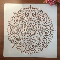 50x50cm Large Mandala Round XXL DIY Layering Stencils Wall Painting Scrapbook Coloring Embossing Album Decorative Template