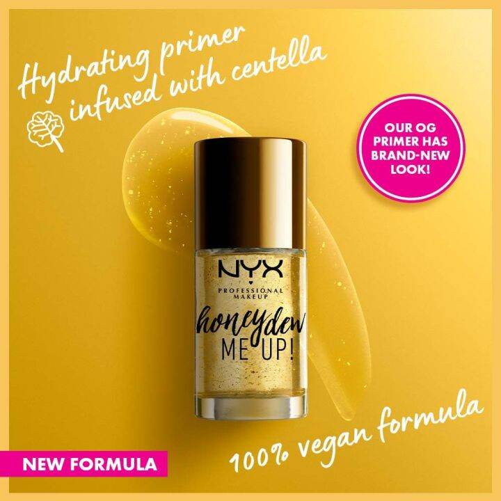 NYX Honey dew Me Up Face Primer, NEW Vegan Formula Lazada.co.th